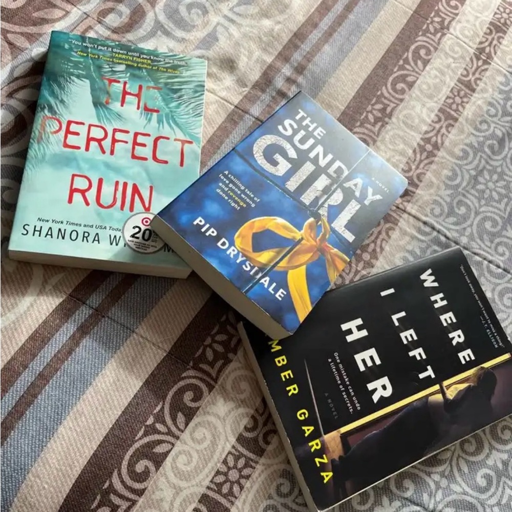 3 Books: The Perfect Ruin, The Sunday Girl, and Where I Left Her